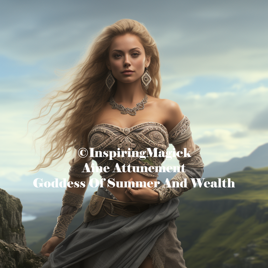Goddess Aine Attunement Celtic Goddess Initiation Spirit Guide Spirit Companion Conjuring Binding