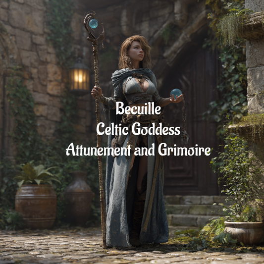 Becuille Attunement and Grimoire Celtic Goddess
