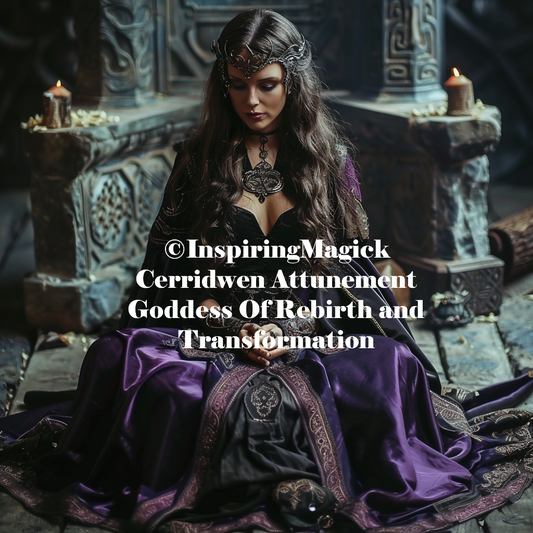Cerridwen Attunement. Celtic Goddess of Transformation, Rebirth And Inspiration.