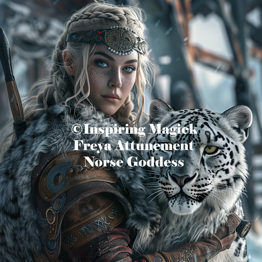Freya Initiation Attunement Spirit Guide Spirit Companion Conjuring Binding