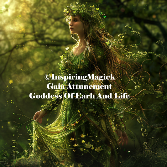 Goddess Gaia Attunement Initiation Greek Goddess of Motherhood Fertility Nature