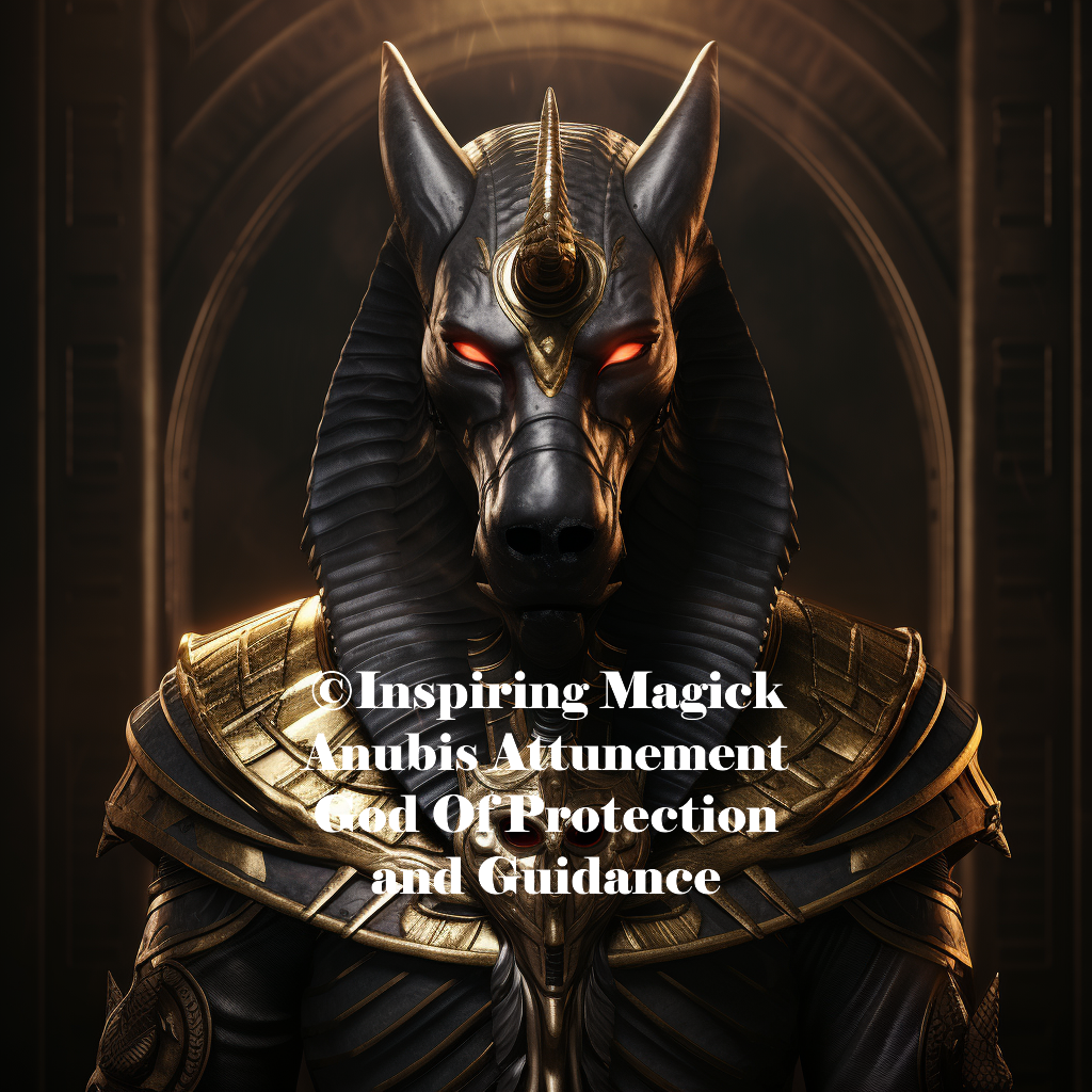 Anubis Attunement. Egyptian God Of Transition