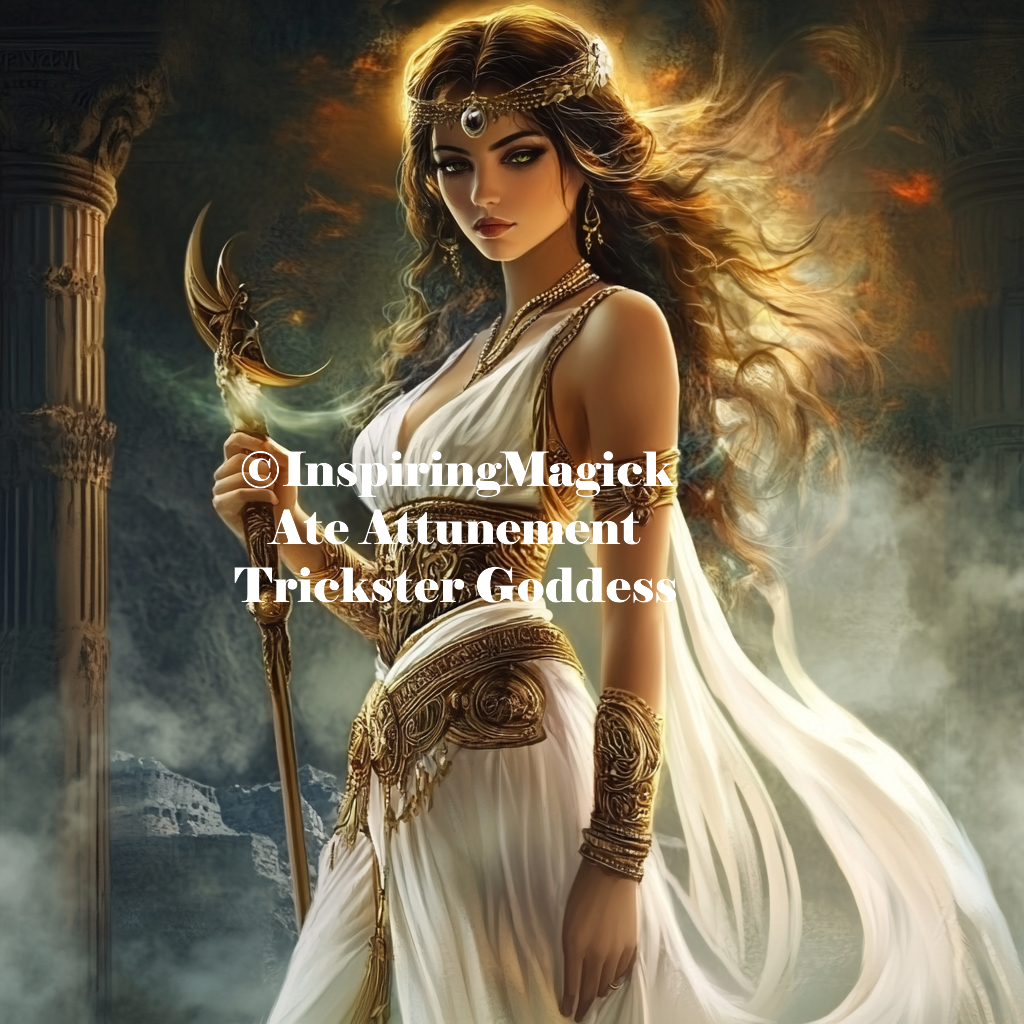 Ate  Attunement Greek Goddess Of Mischief Illusion and Deception