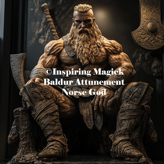 Baldur Attunement Norse God Of Purity and Peace Conjuring Binding Spirit Guide Spirit Companion