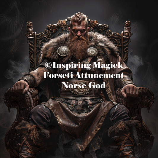 Forseti Attunement. Norse God Of Justice And Reconciliation