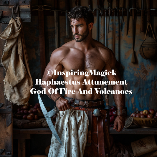 Hephaestus Attunement The Greek God of Fire Volcanoes Craft Creativity