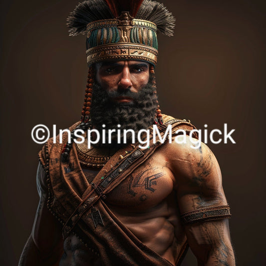 Enlil Attunement. Mesopotamian God Of Air, Wind, Storms And Elemental Magic