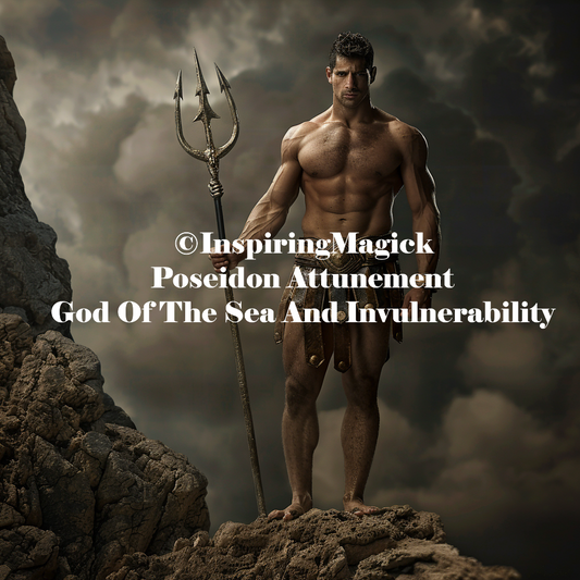 Poseidon Attunement Initiation Greek God Of Strength Shapeshifting Immortality Invulnerability Spirit Guide Spirit Companion